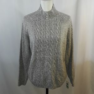 Karen Scott Marled Pearl Neck Sweater